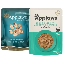 APPLAWS SASZETKA DLA KOTA TUŃCZYK,ANCHOIS I WODOROSTY 70g